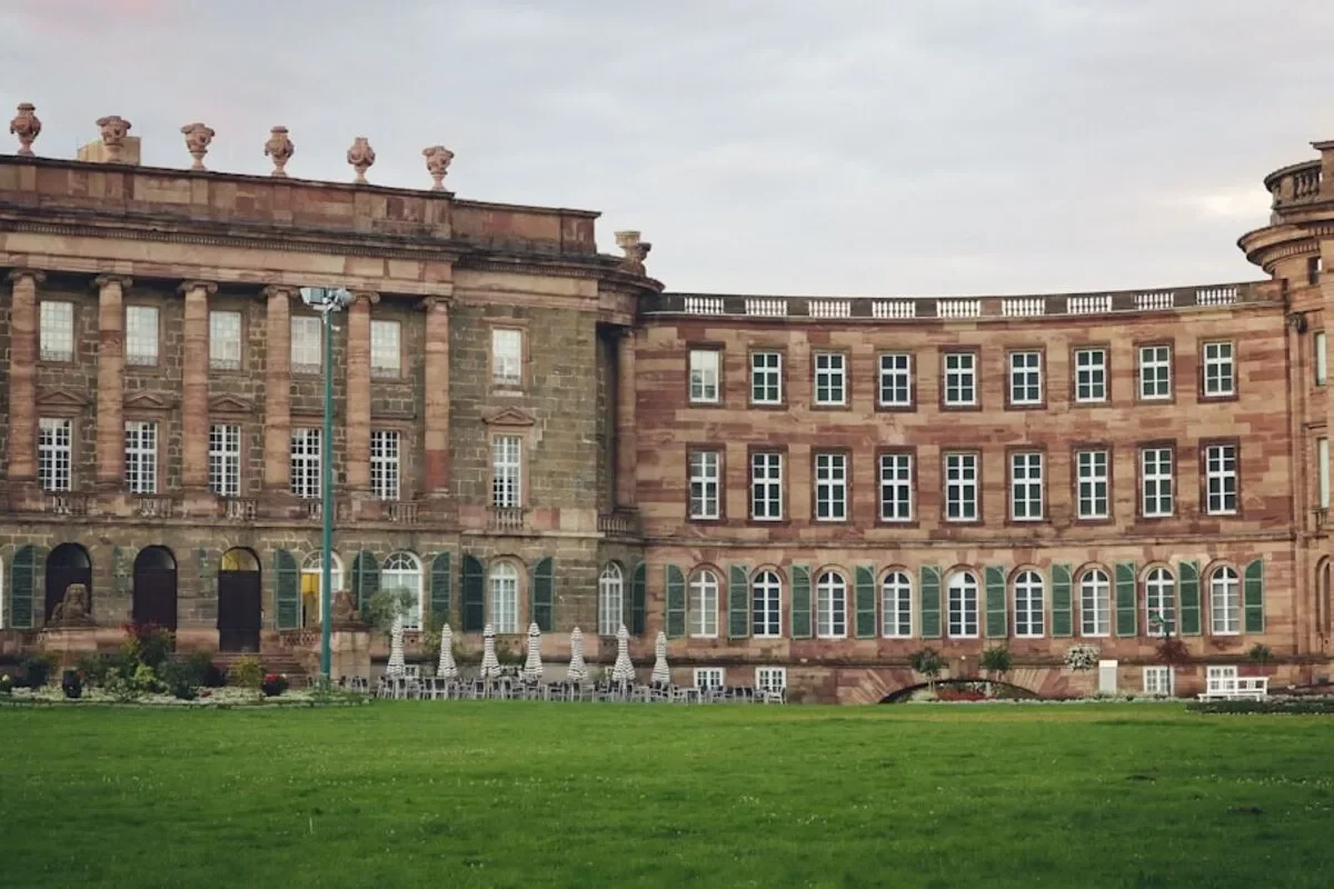 Panoramic scenic travel photography of Kassel, Germany