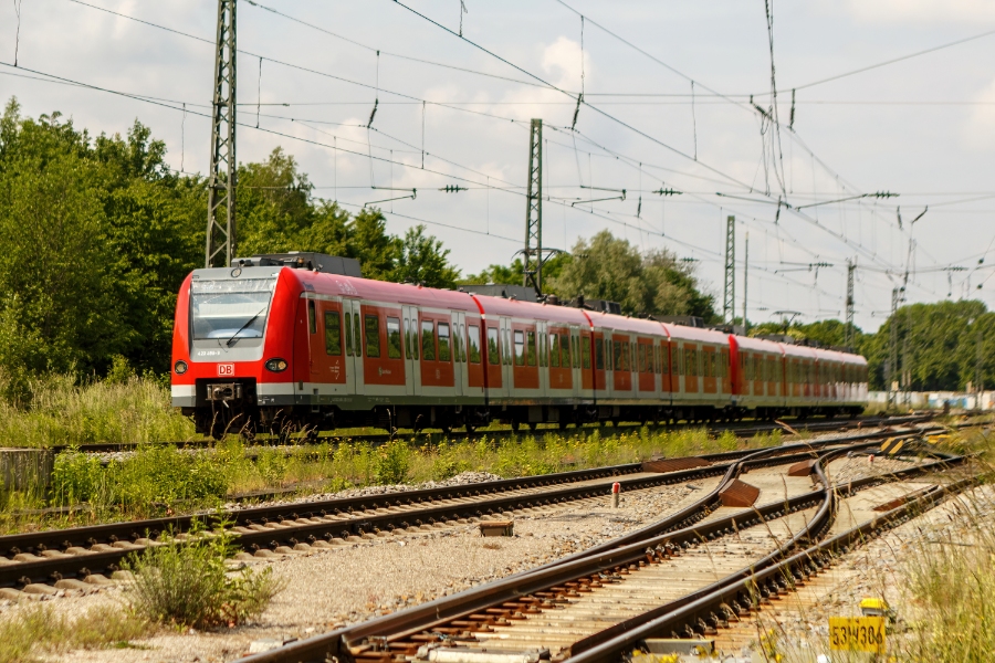 Planning a Trip to Germany: Step-by-Step Guide for First-Timers 19 Deutsche Bahn S-Bahn train travels through Munich, Bavaria, Germany