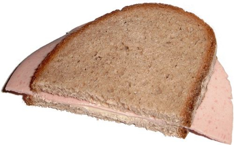 German Bread Culture: Bakeries, Loaves and Traditions 4 Buttered sandwich filled with slices of meat and cheese, showcasing a hearty meal option.