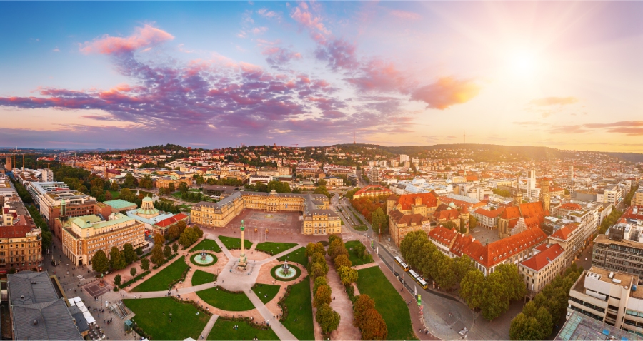 Best Time to Visit Germany: When to Go for Ideal Weather & Festivals 7 Aerial view of Prague, Czech Republic, showcasing historic architecture and the Vltava River winding through the city.