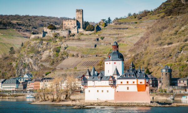 town of kaub rheinland pfalz germany