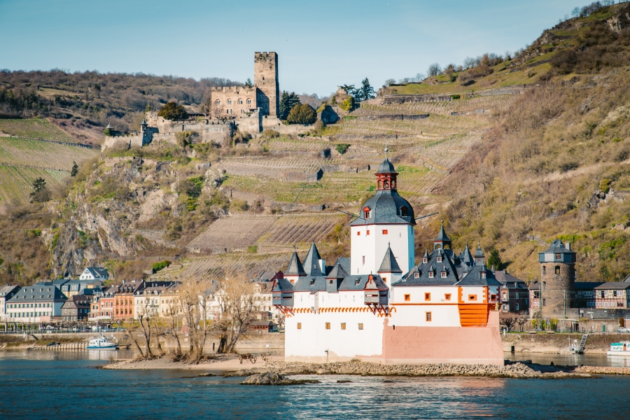 town of kaub rheinland pfalz germany
